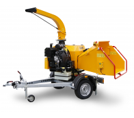 Powerful chipper with petrol engine on braked chassis (38 HP) LS 160 PPB (2021)