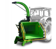 Tractor-mounted chipper with swivel base and hitch for 8t trailers LS 200 T (750 ÷ 1000 rpm)
