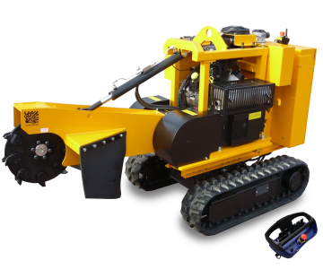 Stump cutter on tracked chassis with remote control P 38 R - EFI