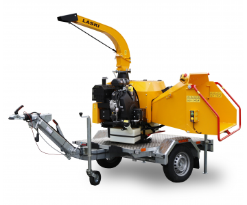 Powerful chipper with petrol engine and height-adjustable drawbar (38 HP) LS 160 PPBS