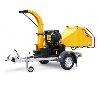 Chipper with petrol engine on braked chassis LS 100/27 CB