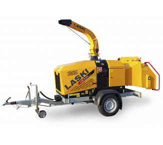 We are preparing a new powerful diesel wood chipper with a braked chassis. (56 HP) LS 220 DWB