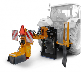 Tractor-mounted stump cutter with manual control  FZ 560 T - M