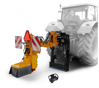 Tractor-mounted stump cutter with remote control  FZ 560 T - RC Tractor-mounted stump cutter with remote control  FZ 560 T - RC